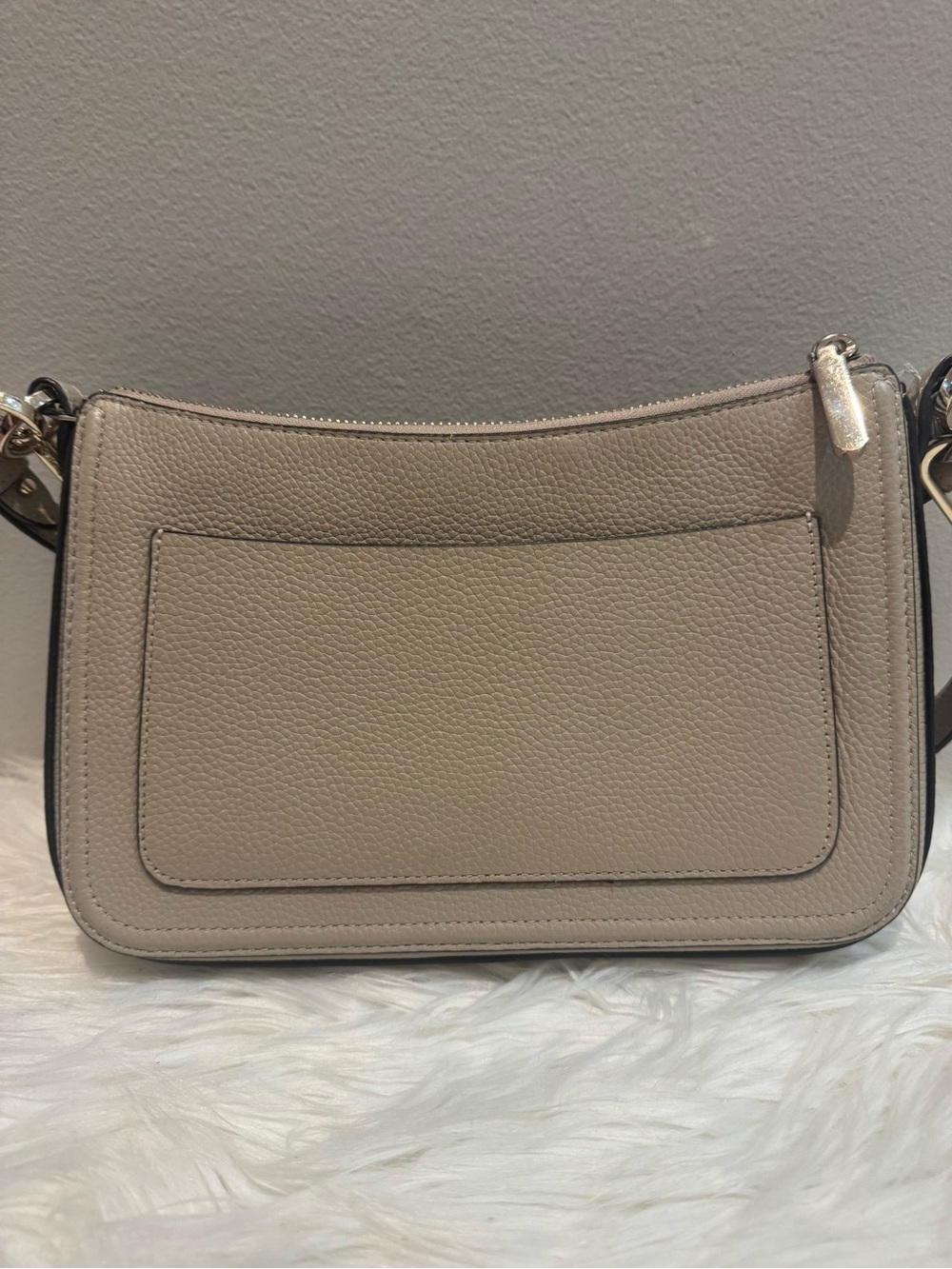 kate spade Pebbled Leather Crossbody in Taupe - Picture 2 of 13